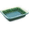 Polish Pottery Rectangular Baker 14&quot; Prairie Land UNIKAT