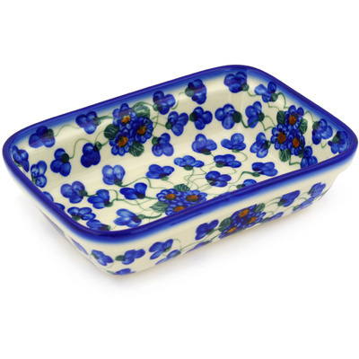 Polish Pottery Rectangular Baker 7"