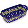Polish Pottery Rectangular Baker with Handles 10&quot; Mosquito