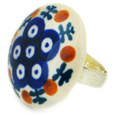 Polish Pottery Ring 1&quot; Mosquito