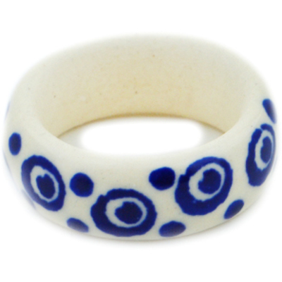 Polish Pottery Ring 1&quot; Mystique Eye