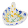Polish Pottery Ring Holder 3" Autumn Wheatfields