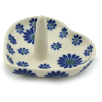 Polish Pottery Ring Holder 3&quot;