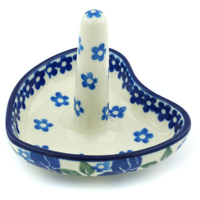 Polish Pottery Ring Holder 3&quot; Lovely Surprise