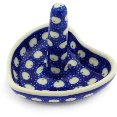 Polish Pottery Ring Holder 3&quot; Stepping Stones