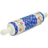 Polish Pottery Rolling Pin 13&quot; Country Garden
