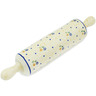 Polish Pottery Rolling Pin 13&quot; Country Meadow