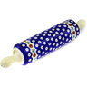 Polish Pottery Rolling Pin 13&quot; Mosquito