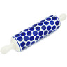 Polish Pottery Rolling Pin 13&quot; Splotched