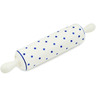 Polish Pottery Rolling Pin 13&quot; Star Dazed