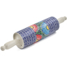Polish Pottery Rolling Pin 15&quot; Spotted Garden UNIKAT