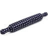 Polish Pottery Rolling Pin 18&quot; Blue Eyes