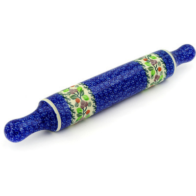 Polish Pottery Rolling Pin 18&quot;