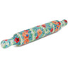 Polish Pottery Rolling Pin 18&quot; Harmonious UNIKAT