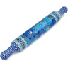 Polish Pottery Rolling Pin 18&quot; Powder Puff UNIKAT