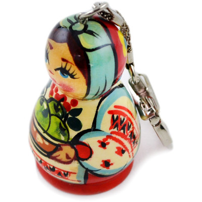 Plastic Rubber Keychain 2&quot; Matryoshka