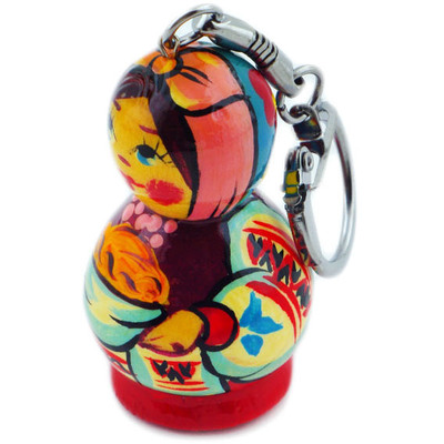 Plastic Rubber Keychain 2&quot; Matryoshka