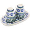 Polish Pottery Salt and Pepper 3-Piece Set Maia