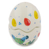 Polish Pottery Salt and Pepper Set 3" Egg-celent