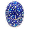 Polish Pottery Salt and Pepper Set 3&quot; Flowers On The Lake