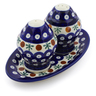 Polish Pottery Salt and Pepper Set 7&quot; Mosquito