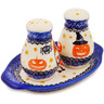 Polish Pottery Salt and Pepper Set Harvest Haunt