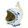 Polish Pottery Salt Cellar, Salt Pig, Sponge Holder, Whale Horse Gallop