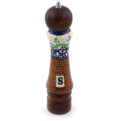 Polish Pottery Salt Grinder 8&quot; Country Berries UNIKAT