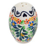 Polish Pottery Salt Shaker 2-inch Black Heart Garden UNIKAT