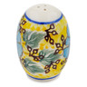 Polish Pottery Salt Shaker 2-inch Brilliant In Blue UNIKAT