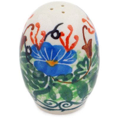 Polish Pottery Salt Shaker 2-inch Pensamiento UNIKAT