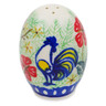 Polish Pottery Salt Shaker 2-inch Rise And Shine UNIKAT