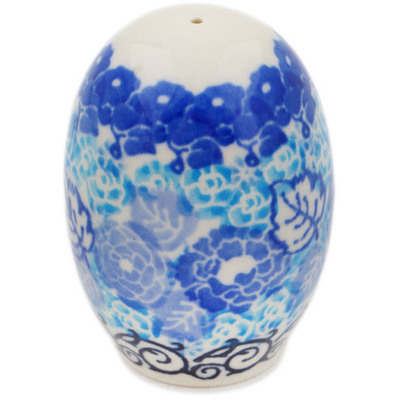 Polish Pottery Salt Shaker 2-inch Shades Of Blue UNIKAT
