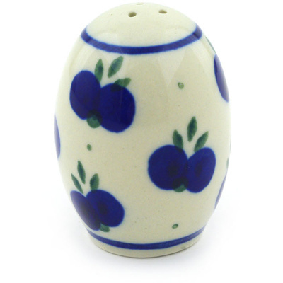 Polish Pottery Salt Shaker 2-inch Wild Blueberry
