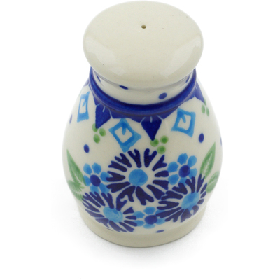 Polish Pottery Salt Shaker 3&quot; Aster Patches