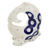 Polish Pottery Salt Shaker 3&quot; Blue Eyes