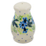 Polish Pottery Salt Shaker 3&quot; Blue Wreath