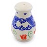Polish Pottery Salt Shaker 3&quot; Butterfly Tulips