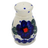 Polish Pottery Salt Shaker 3&quot; Greek Poppies