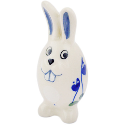 Polish Pottery Salt Shaker 4&quot; Bleeding Heart Peacock