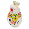 Polish Pottery Salt Shaker 4&quot; Bright Spring UNIKAT