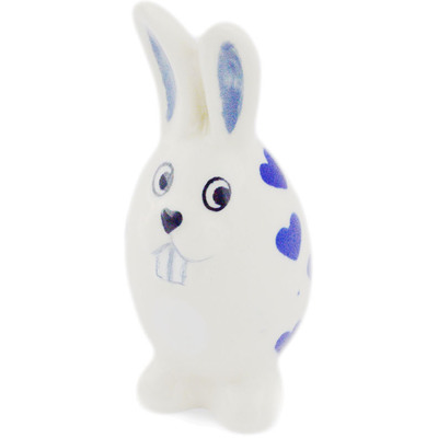 Polish Pottery Salt Shaker 4&quot; Hearts Delight