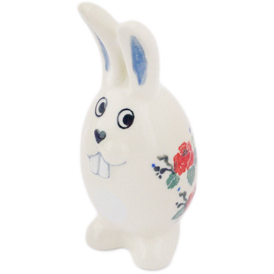 Polish Pottery Salt Shaker 4&quot; Wild Rose