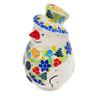 Polish Pottery Salt Shaker 4&quot; Winter Sprinkles UNIKAT