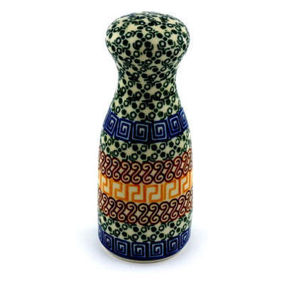 Polish Pottery Salt Shaker 6&quot; Grecian Sea