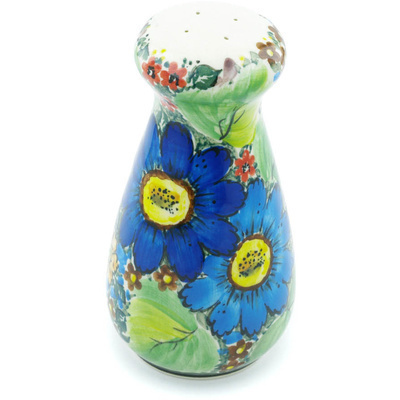 Polish Pottery Salt Shaker 6&quot; Spring Awakenings UNIKAT