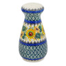 Polish Pottery Salt Shaker 6&quot; Sunflowers At Sunset UNIKAT