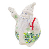 Polish Pottery Santa Candle Holder 5&quot; Envy