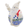Polish Pottery Santa Candle Holder 5&quot; Water Tulip