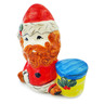 Polish Pottery Santa Claus Figurine 3&quot; Mix